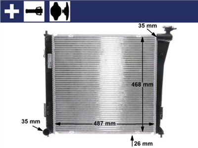 MAHLE ORIGINAL CR 848 000S Číslo výrobce: 376735271. EAN: 4057635090285.