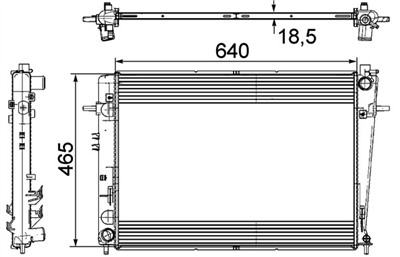 MAHLE ORIGINAL CR 909 000P Číslo výrobce: 8MK 376 745-621. EAN: 4057635090957.