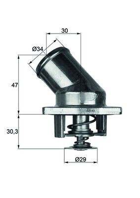 MAHLE ORIGINAL TI 3 87 Číslo výrobce: 1.169.87. EAN: 4250192932702.