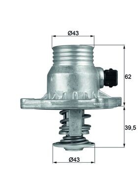 MAHLE ORIGINAL TM 11 105 Číslo výrobce: 2.546.03. EAN: 4250192930067.