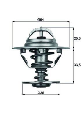 MAHLE ORIGINAL TX 8 83D Číslo výrobce: 1.105.83. EAN: 4250192909209.