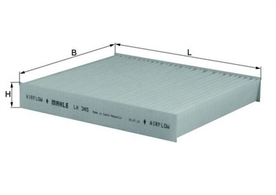 MAHLE ORIGINAL LA 345 Číslo výrobce: 70562267. EAN: 4009026883587.