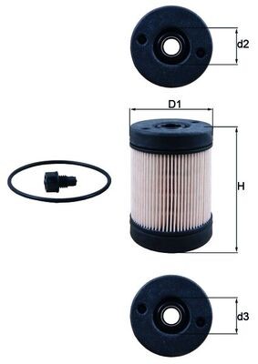 MAHLE ORIGINAL UX 2D Číslo výrobce: 70516806. EAN: 4009026730614.