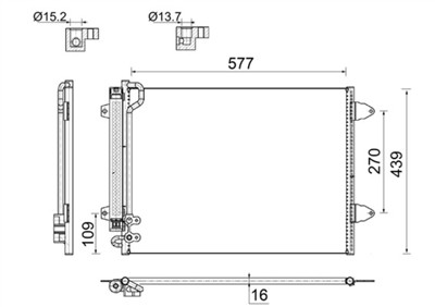 MAHLE ORIGINAL AC 666 000S Číslo výrobce: 351317544. EAN: 4057635025478.