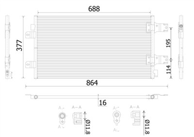 MAHLE ORIGINAL AC 906 000S Číslo výrobce: 351010314. EAN: 4057635127417.