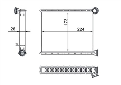 MAHLE ORIGINAL AH 269 000S Číslo výrobce: 8FH 351 512-004. EAN: 4057635047647.