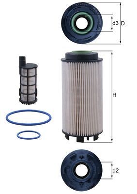 MAHLE ORIGINAL KX 403/1KIT Číslo výrobce: 72513709. EAN: 4057635174701.