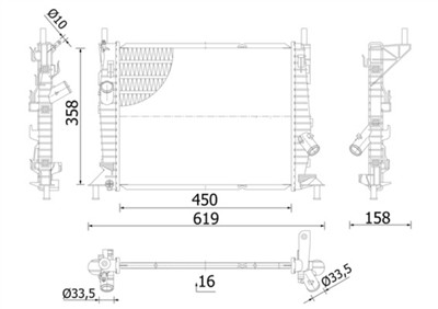 MAHLE ORIGINAL CR 1352 000S Číslo výrobce: 72511775. EAN: 4057635173278.