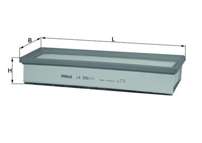 MAHLE ORIGINAL LX 2061/1 Číslo výrobce: 70571177. EAN: 4009026885727.