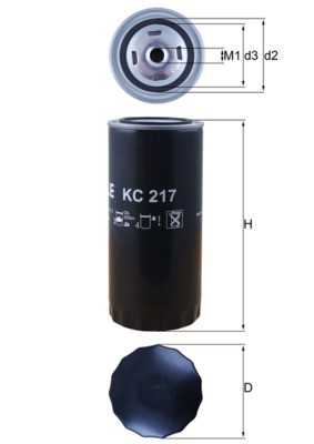 MAHLE ORIGINAL KC 217 Číslo výrobce: 70323694. EAN: 4009026508473.