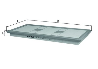 MAHLE ORIGINAL LX 3140 Číslo výrobce: 70589190. EAN: 4009026918883.