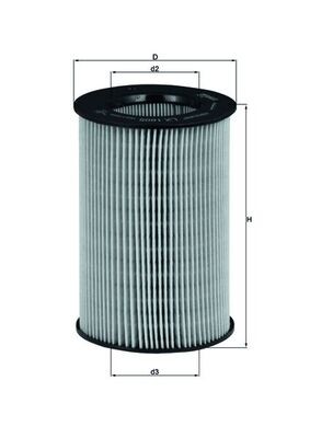MAHLE ORIGINAL LX 1805 Číslo výrobce: 70324534. EAN: 4009026508459.