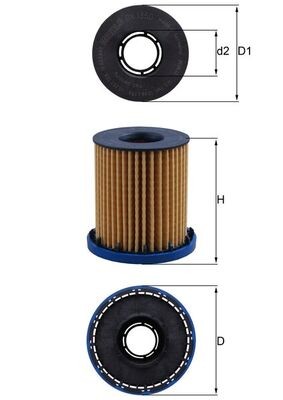 MAHLE ORIGINAL OX 1350 Číslo výrobce: 72539268. EAN: 4057635213967.