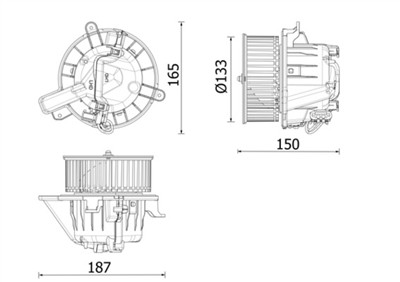 MAHLE ORIGINAL AB 325 000P Číslo výrobce: 72550261. EAN: 4057635218887.
