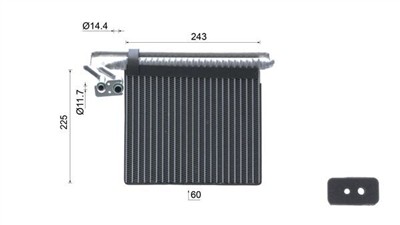 MAHLE ORIGINAL AE 204 000S Číslo výrobce: 72550614. EAN: 4057635218948.