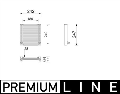 MAHLE ORIGINAL CR 2799 000P Číslo výrobce: 16472525. EAN: 4057635245272.