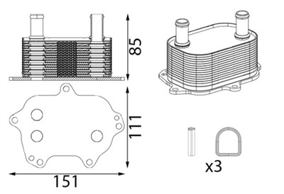 MAHLE ORIGINAL CLC 430 000S Číslo výrobce: 72575119. EAN: 4057635244510.