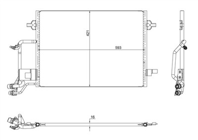 MAHLE ORIGINAL AC 255 001S Číslo výrobce: 351309531. EAN: 4057635124485.