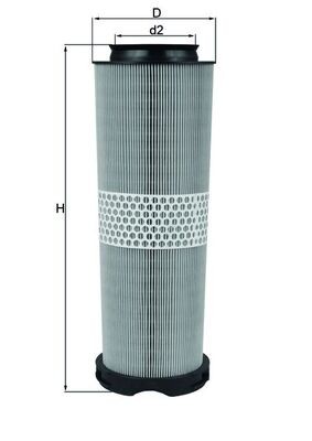 MAHLE ORIGINAL LX 1020/1 Číslo výrobce: 76630438. EAN: 4009026406144.