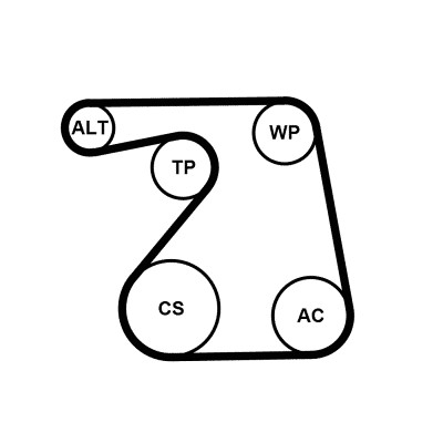 CONTITECH 6PK1360WP1 Číslo výrobce: 6PK1360. EAN: 4010858156169.