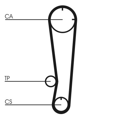 CONTITECH CT738 Číslo výrobce: CT 738. EAN: 4010858021207.