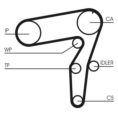 CONTITECH CT968 Číslo výrobce: CPPN 1520 8000M 24 ZZP. EAN: 4010858026165.