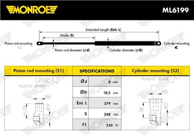 MONROE ML6199 EAN: 5412096506017.