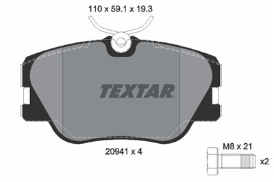 TEXTAR 2094102 Číslo výrobce: 20941. EAN: 4019722071706.