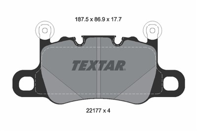 TEXTAR 2217701 Číslo výrobce: 22177. EAN: 4019722576485.