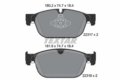 TEXTAR 2231701 Číslo výrobce: 22317. EAN: 4019722481178.