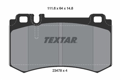 TEXTAR 2347802 Číslo výrobce: 23478. EAN: 4019722303401.