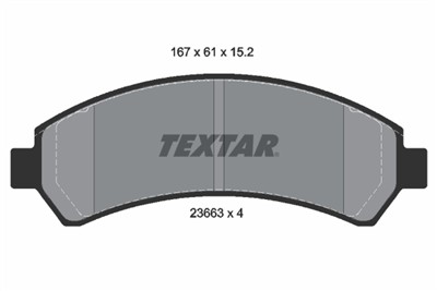 TEXTAR 2366301 Číslo výrobce: 23663. EAN: 4019722282027.