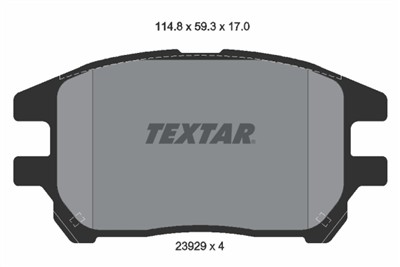 TEXTAR 2392901 Číslo výrobce: 23929. EAN: 4019722283116.