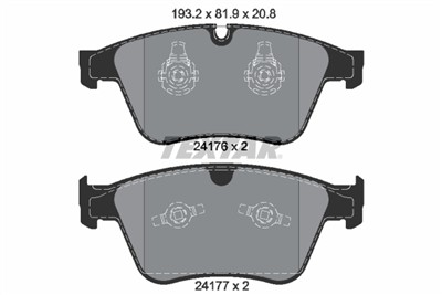 TEXTAR 2417601 Číslo výrobce: 24176. EAN: 4019722437588.