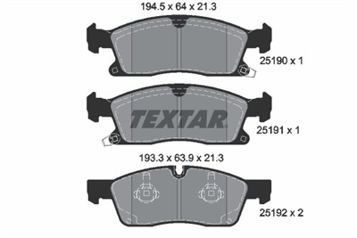 TEXTAR 2519001 Číslo výrobce: 25190. EAN: 4019722439674.
