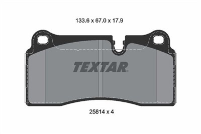 TEXTAR 2581401 Číslo výrobce: 25814. EAN: 4019722541308.