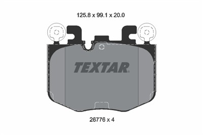 TEXTAR 2677601 Číslo výrobce: 26776. EAN: 4019722603259.