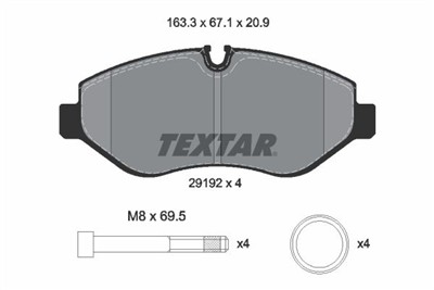 TEXTAR 2919209 Číslo výrobce: 29192. EAN: 4019722572661.
