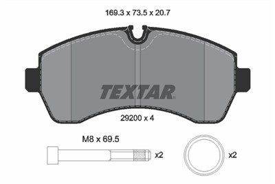TEXTAR 2920006 Číslo výrobce: 29200. EAN: 4019722572678.