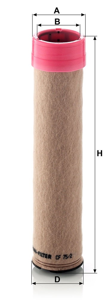 MANN-FILTER CF 75/2 EAN: 4011558016289.