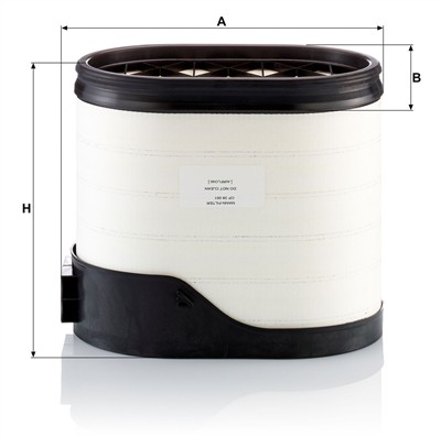 MANN-FILTER CP 38 001 EAN: 4011558062514.