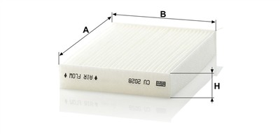 MANN-FILTER CU 2028 EAN: 4011558559908.
