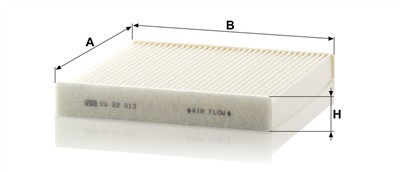 MANN-FILTER CU 22 013 EAN: 4011558028398.