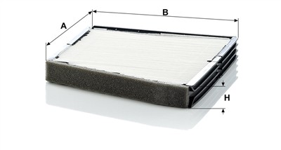 MANN-FILTER CU 2337 EAN: 4011558305901.