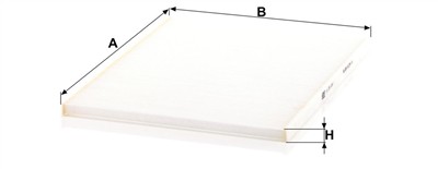 MANN-FILTER CU 28 004 EAN: 4011558043803.
