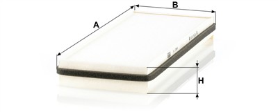 MANN-FILTER CU 3840 EAN: 4011558313104.