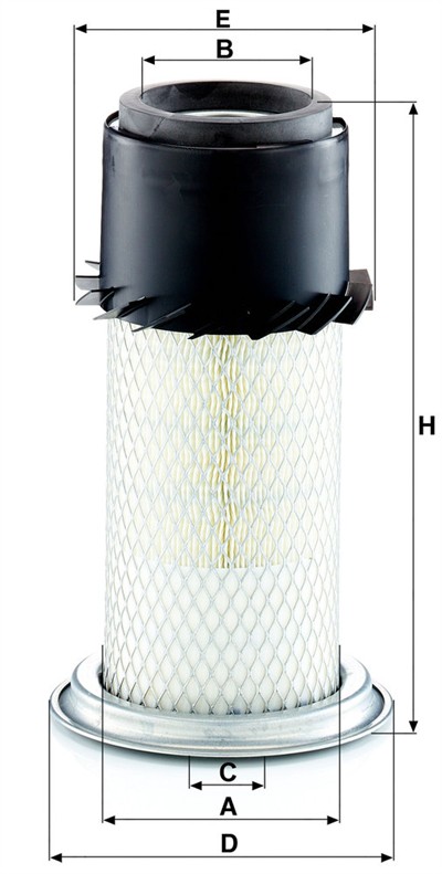 MANN-FILTER C 1588 x EAN: 4011558384203.