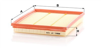 MANN-FILTER C 27 026 EAN: 4011558042363.