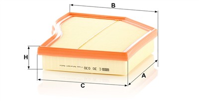 MANN-FILTER C 30 030 EAN: 4011558086510.