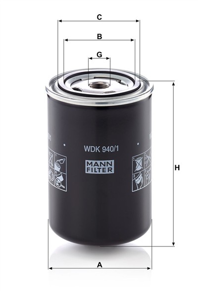 MANN-FILTER WDK 940/1 EAN: 4011558863708.